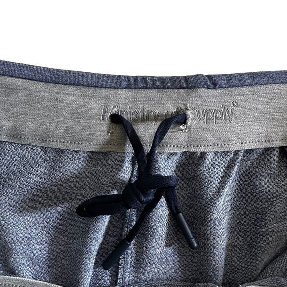NWT Ministry of Supply Women's Fusion Terry Jogger Pants Indigo Heather Size XXL - Picture 8 of 10